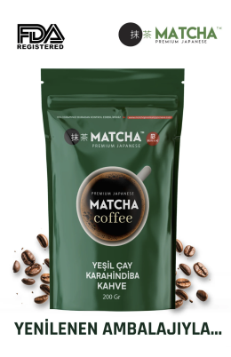 Bilge İlaç Matcha Premium Japanese KAHVE YEŞİL ÇAY VE KARAHİNDİBA İÇEREN KAHVE
